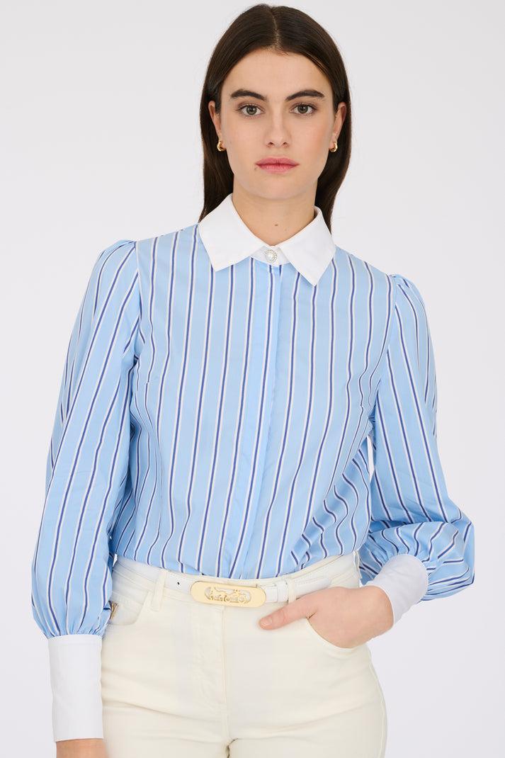 weill Chemise à rayures en popeline