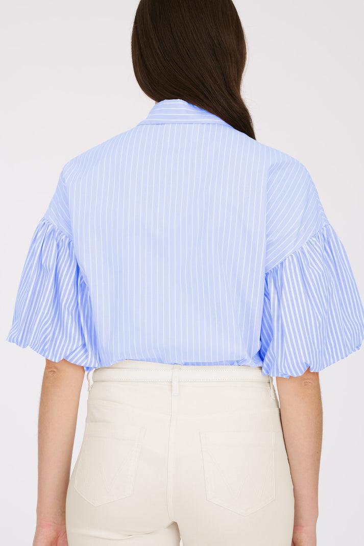 Weill Chemise à Rayures Manches Bouffantes