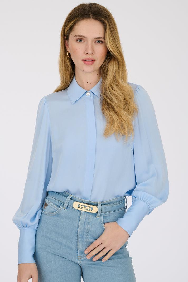 Weill Chemise En Satin De Soie Stretch