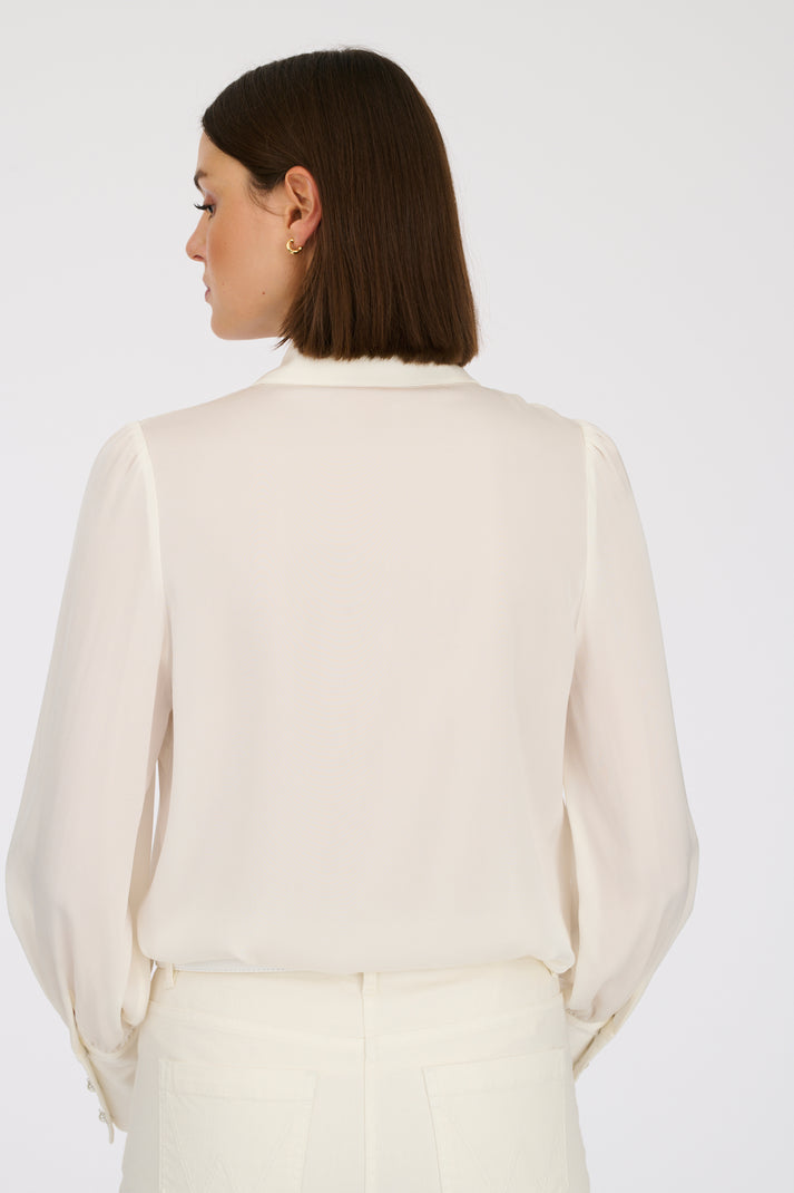 Weill Chemise En Satin De Soie Stretch