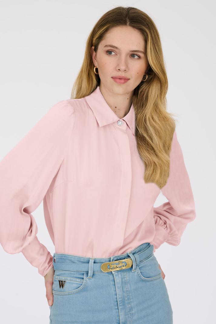 weill Chemise en satin de soie stretch