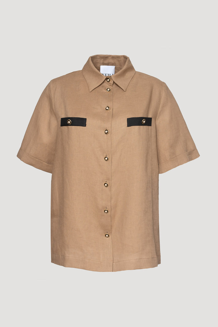 Weill Chemise Manches Courtes En Lin