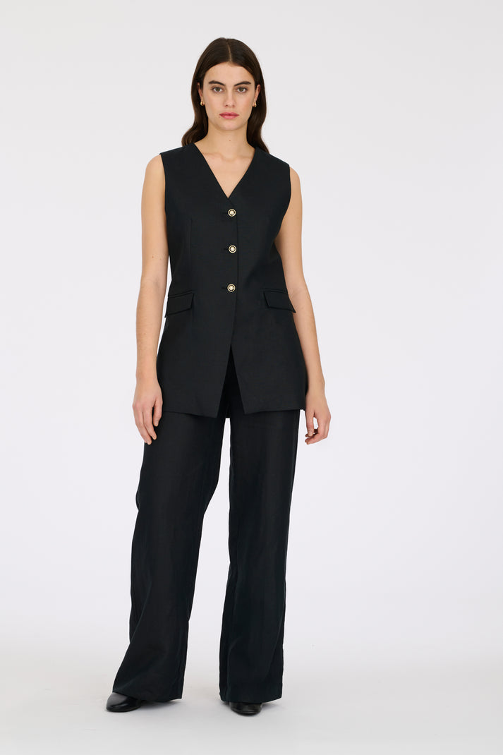 Weill Gilet Sans Manche En Lin