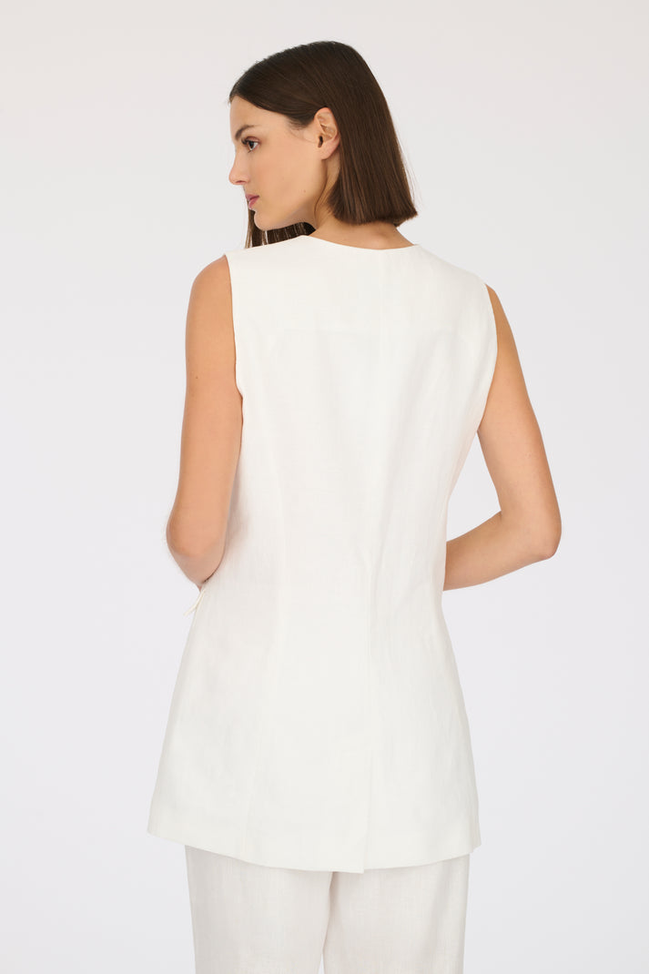 Weill Gilet Sans Manche En Lin