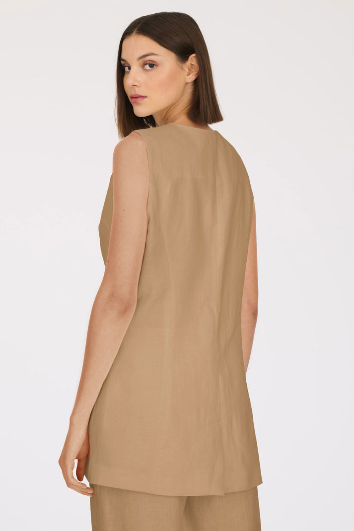 Weill Gilet Sans Manche En Lin