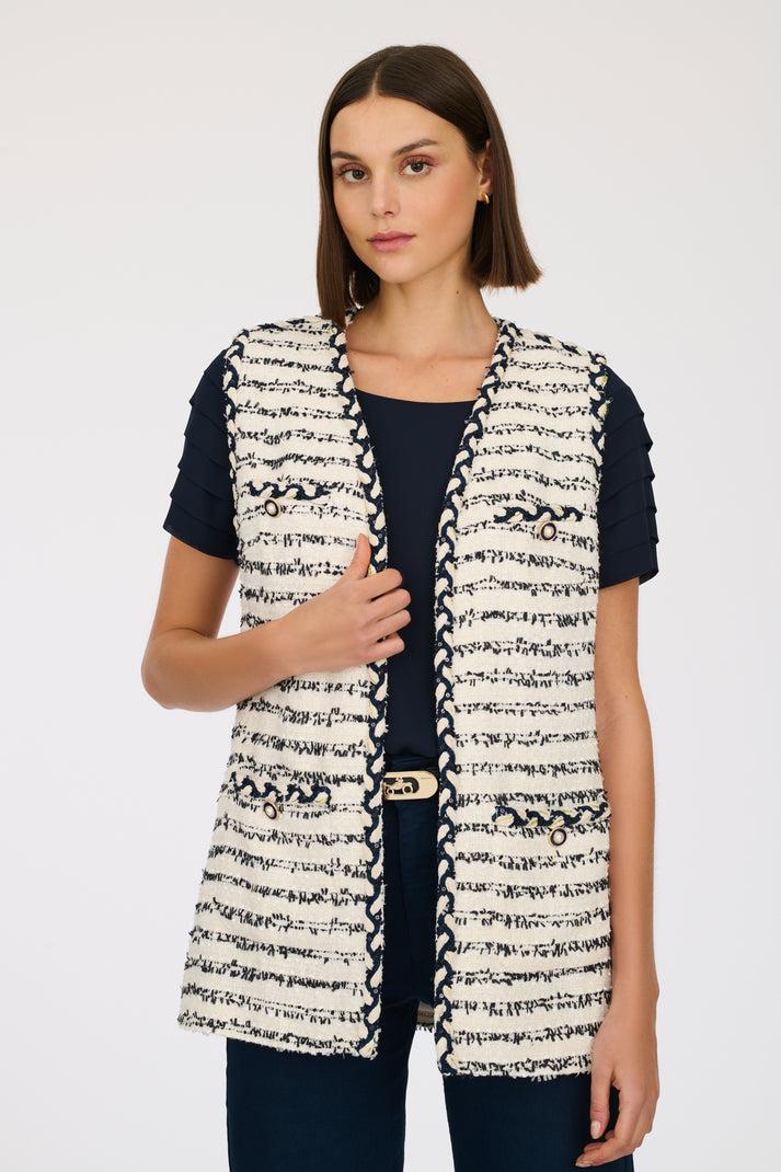 Weill Gilet Sans Manche En Tweed