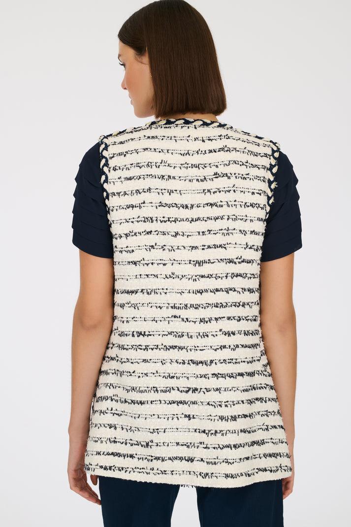 Weill Gilet Sans Manche En Tweed