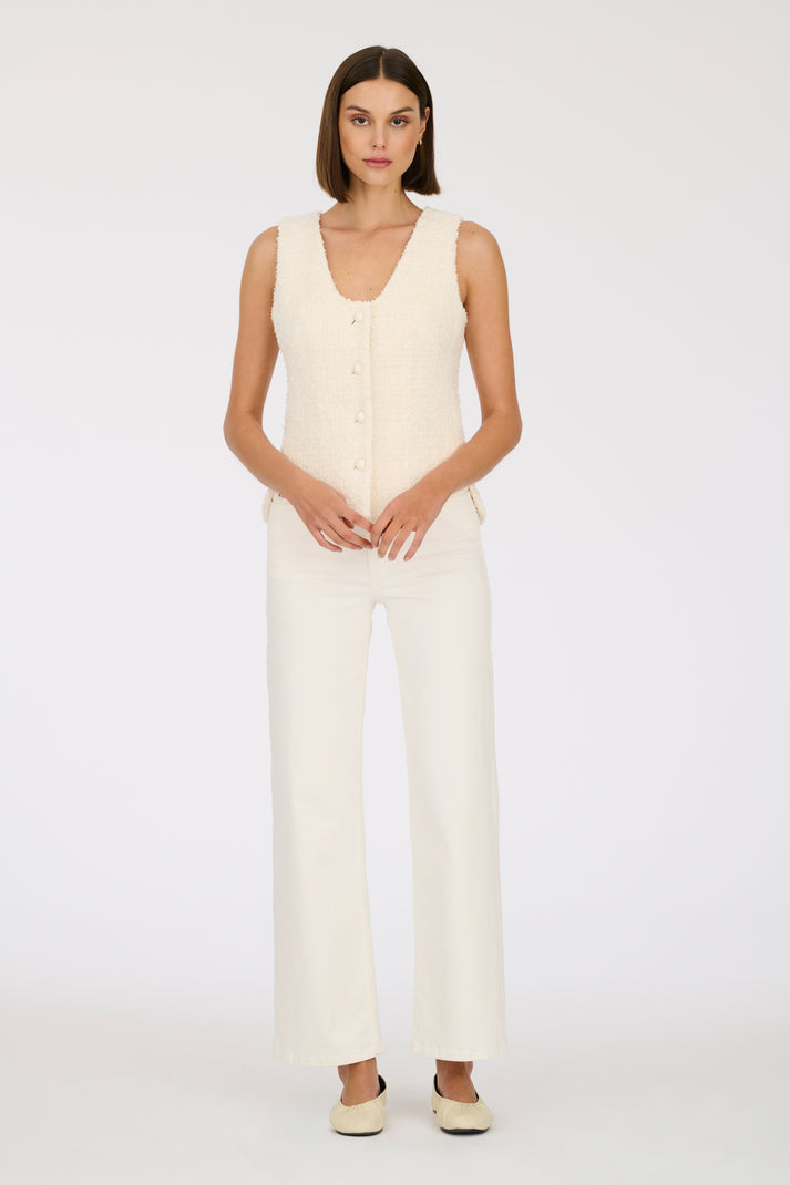 Weill Gilet Sans Manches En Tweed