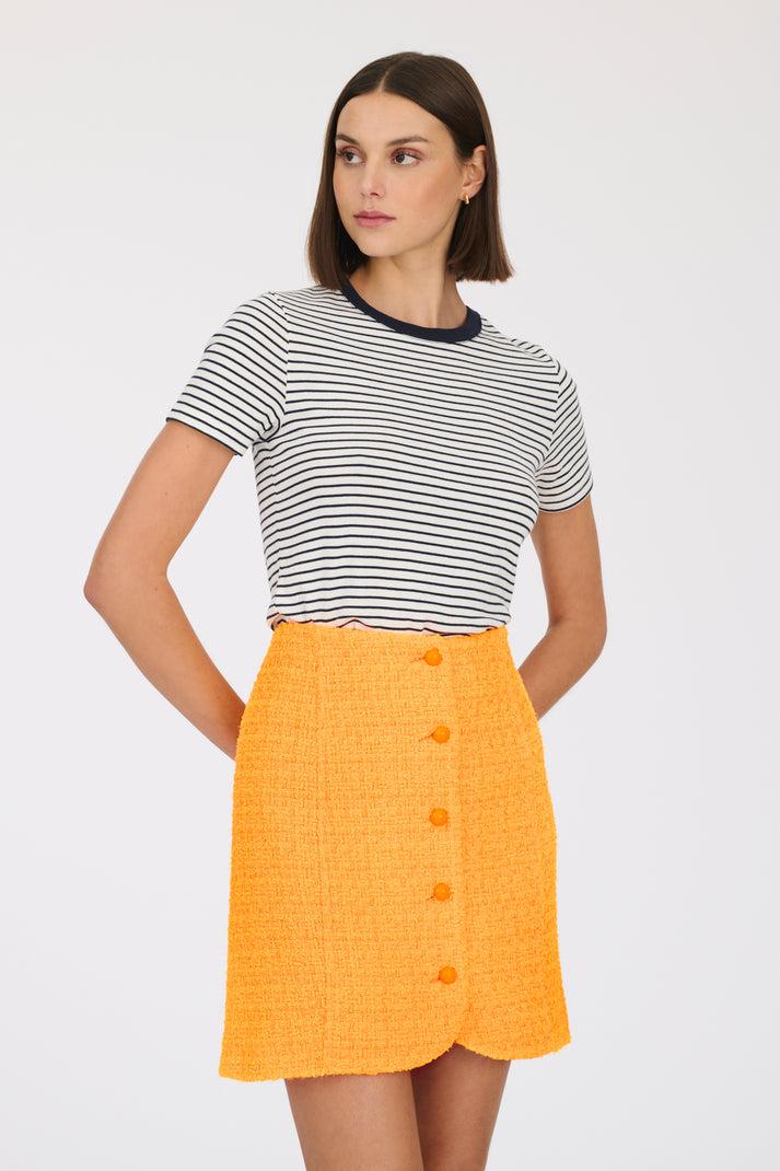 Weill Jupe Courte Boutonnée En Tweed