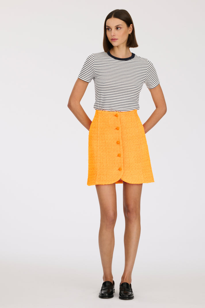Weill Jupe Courte Boutonnée En Tweed