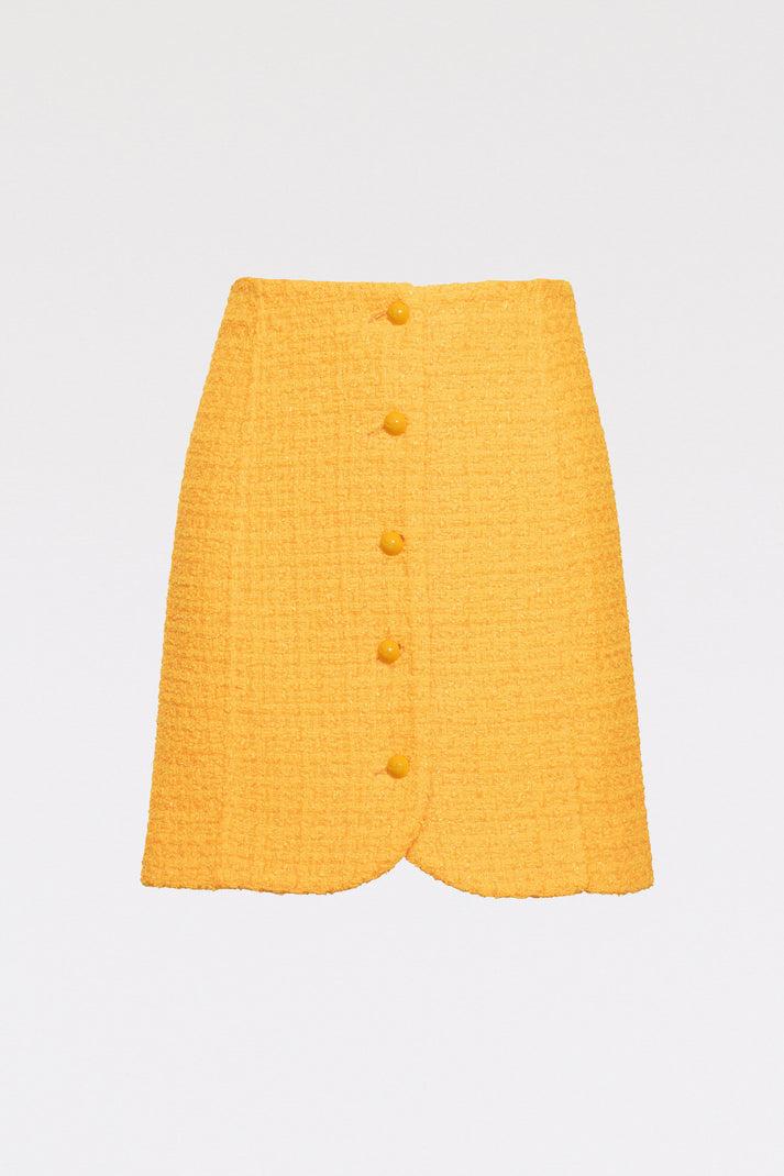 weill Jupe courte boutonnée en tweed