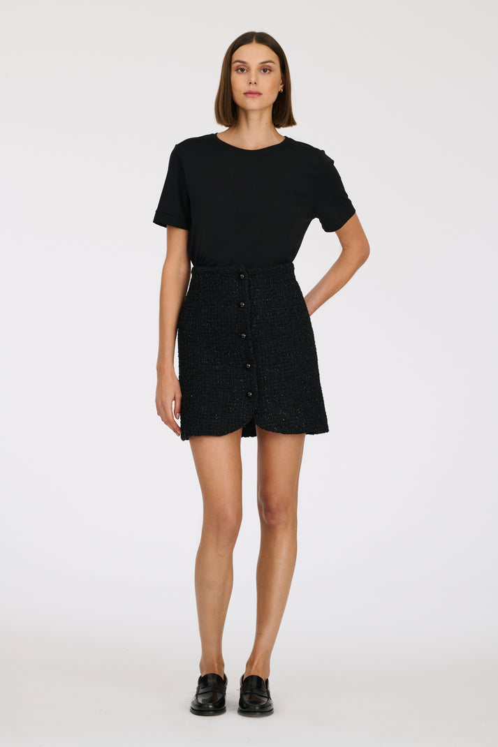 Weill Jupe Courte Boutonnée En Tweed