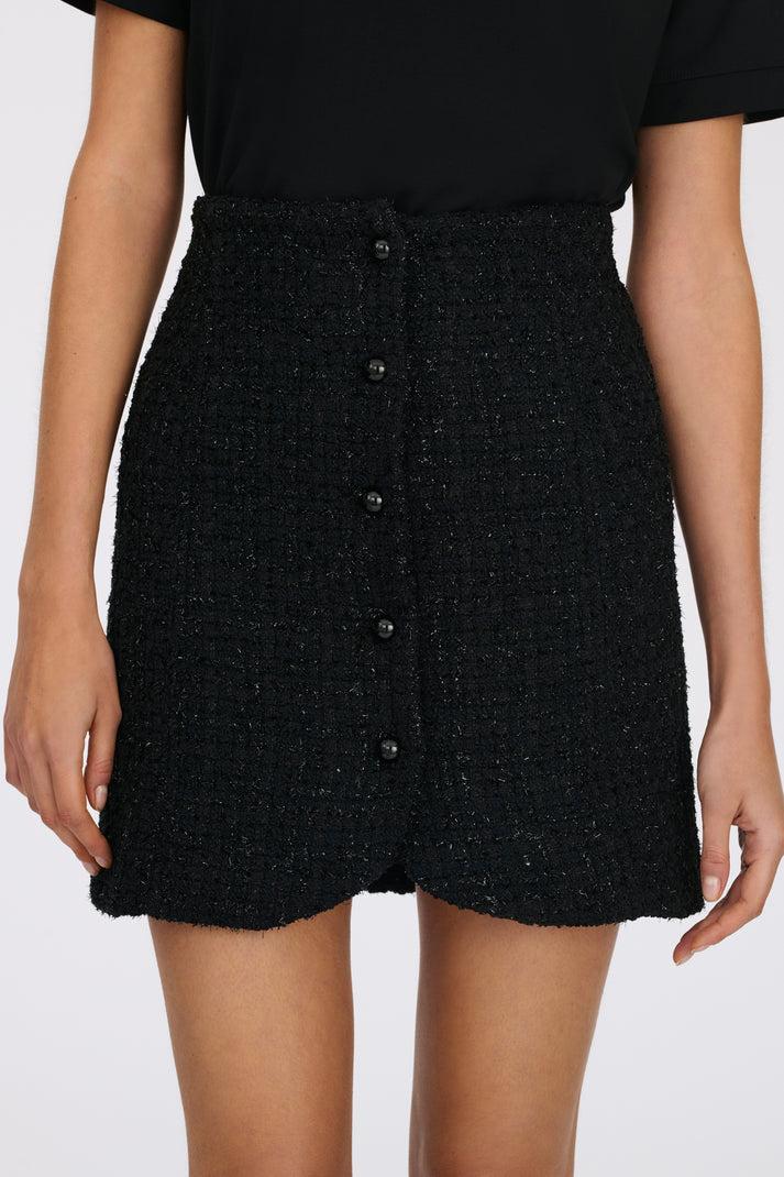 Weill Jupe Courte Boutonnée En Tweed