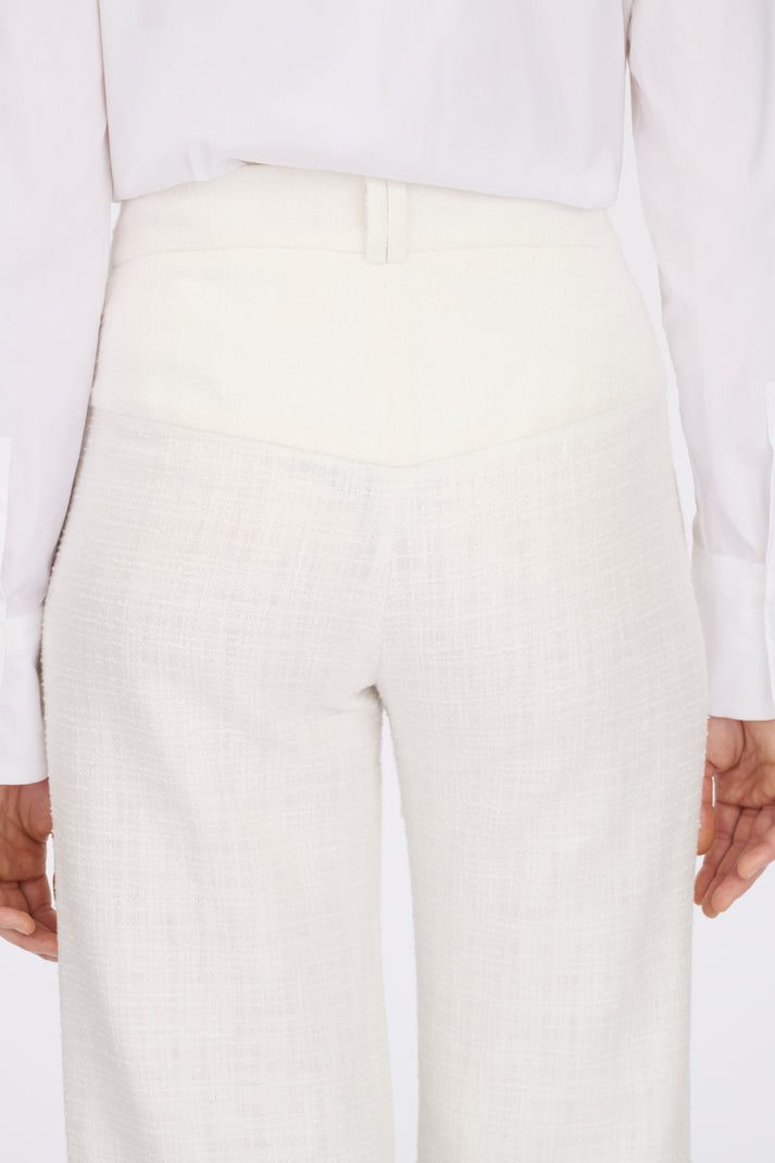 Weill Pantalon Large En Tweed