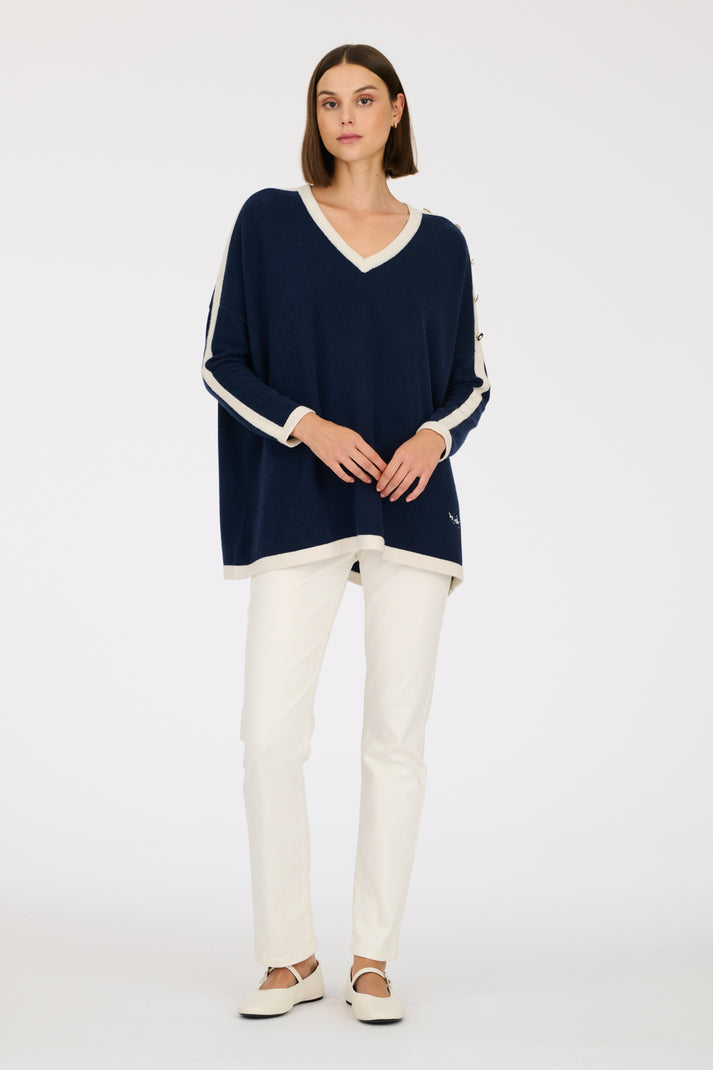 Weill Pull Col V En Cachemire