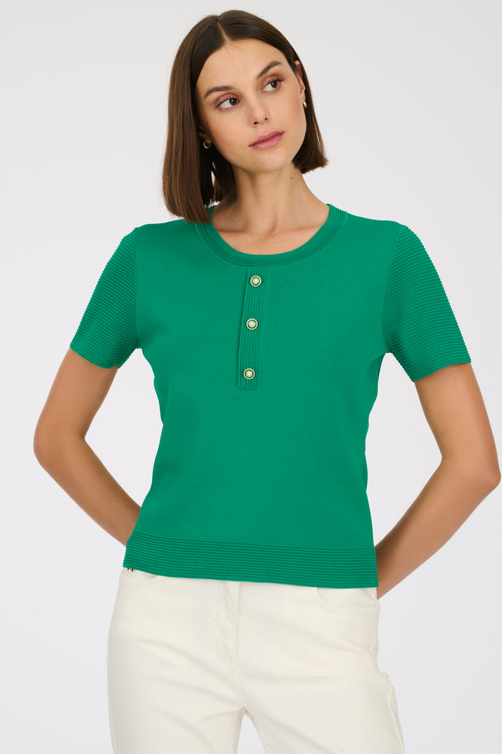 weill Pull manches courtes effet ottoman