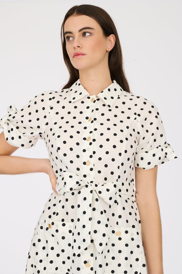 Weill Robe Chemise à Pois