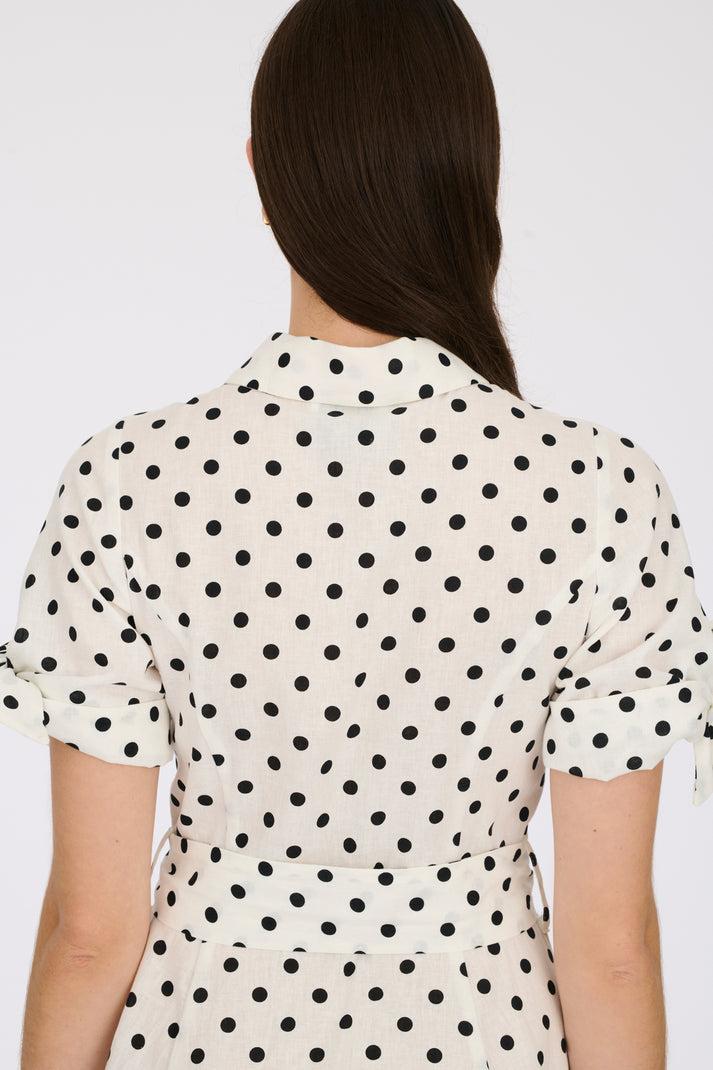 Weill Robe Chemise à Pois