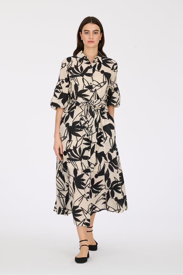 Weill Robe Chemise En Voile De Coton Imprimé