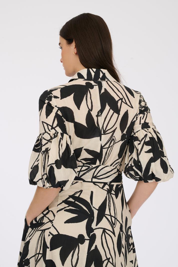 Weill Robe Chemise En Voile De Coton Imprimé