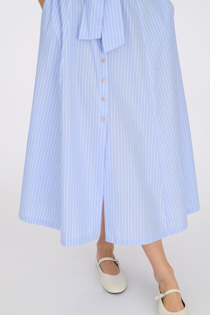 Weill Robe Chemise Longue à Rayures