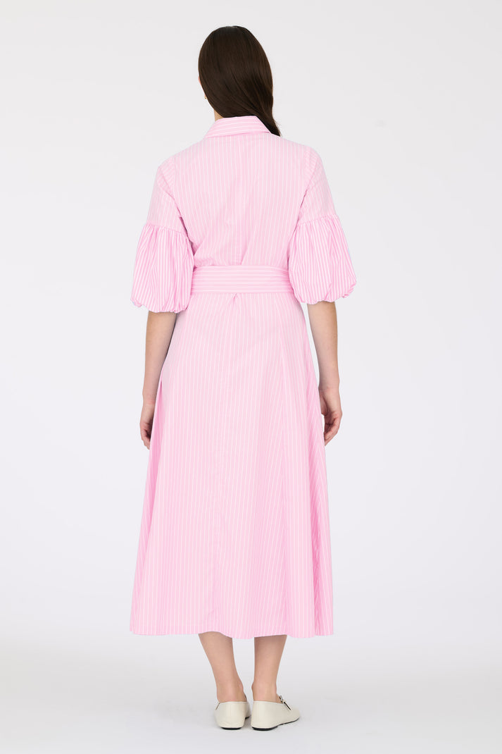 Weill Robe Chemise Longue à Rayures