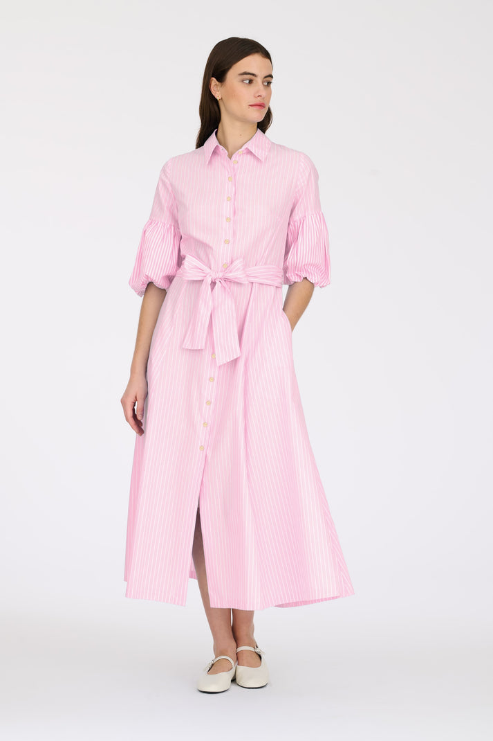 weill Robe chemise longue à rayures