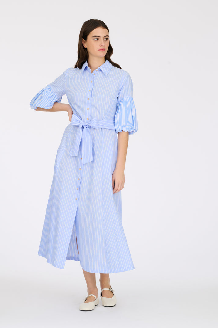 weill Robe chemise longue à rayures