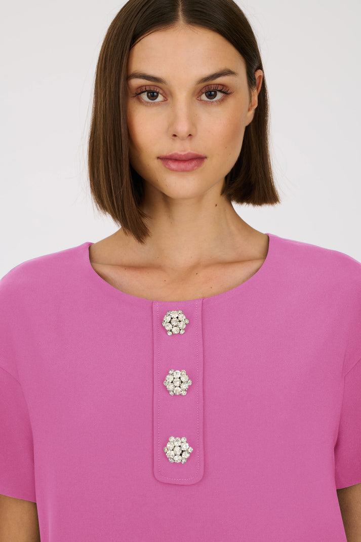 Weill Robe Cocktail à Boutons Bijoux