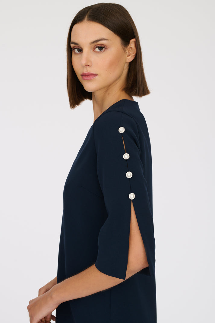 Weill Robe Cocktail à Perles