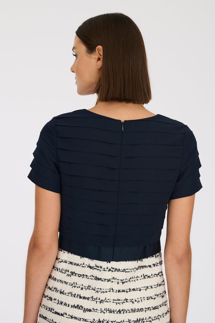 Weill Robe En Tweed Bi-matière