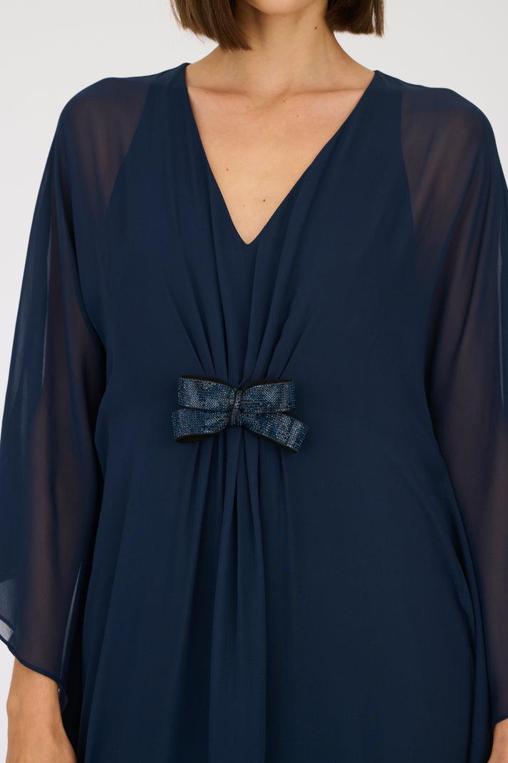 Weill Robe Longue Cocktail à Bijoux Noeud