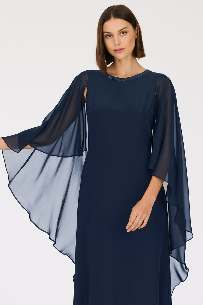 Weill Robe Longue En Soie à Volants