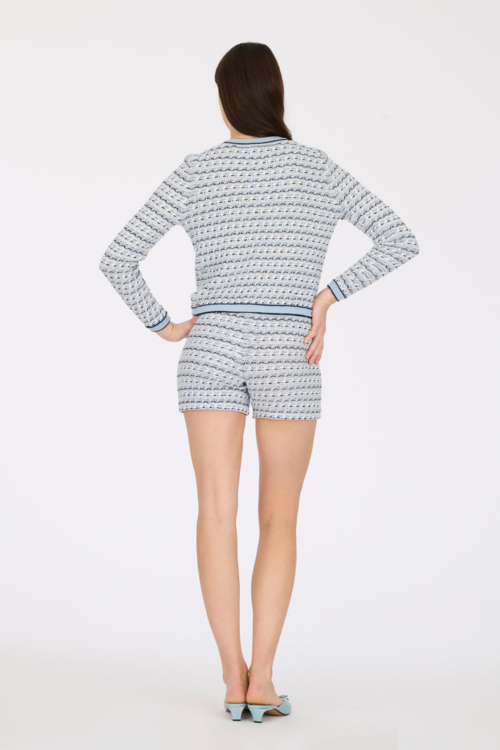 Weill Short En Maille Effet Tweed