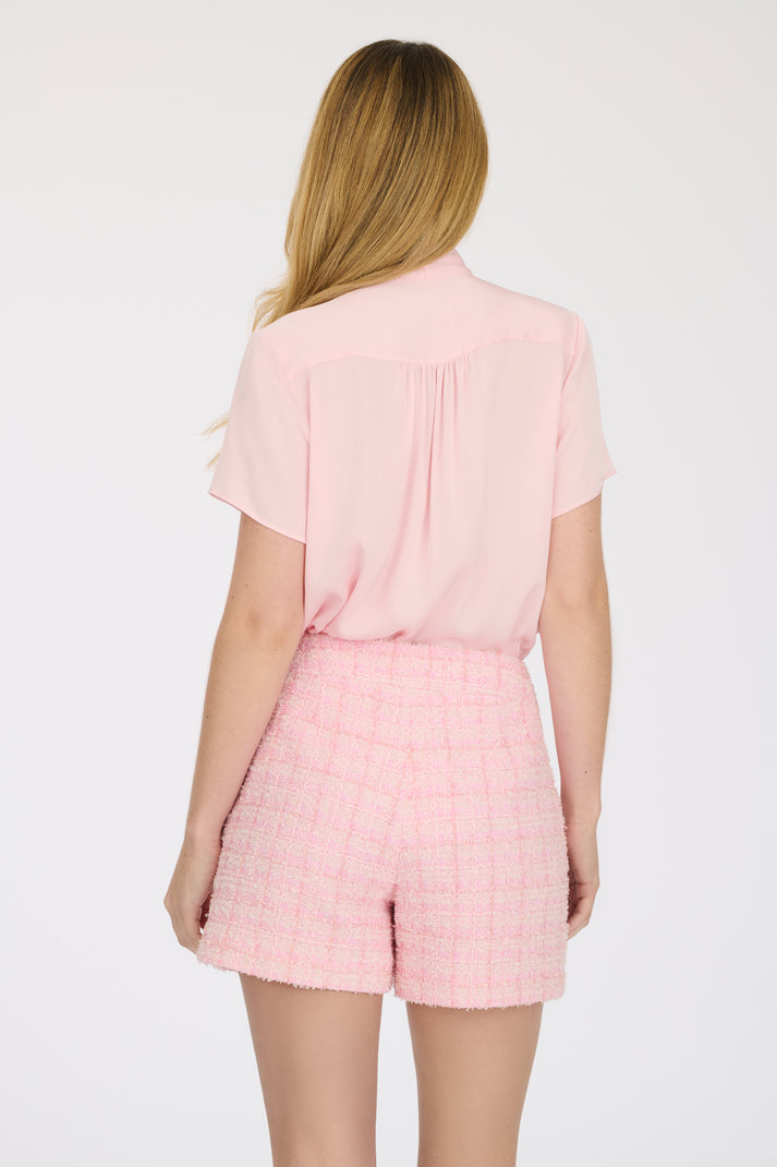 Weill Short En Tweed Frangé