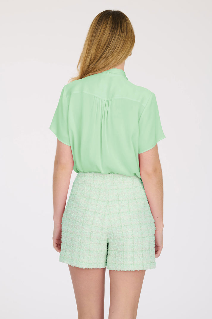 Weill Short En Tweed Frangé