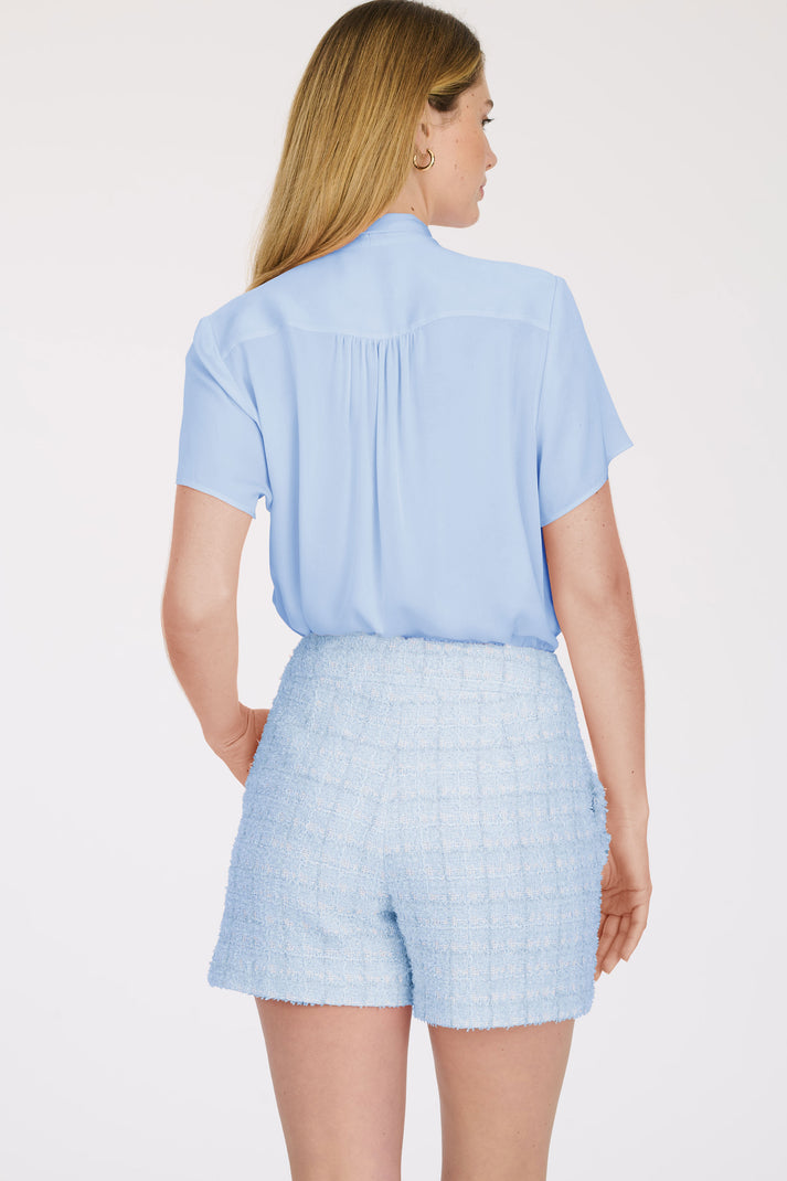 Weill Short En Tweed Frangé