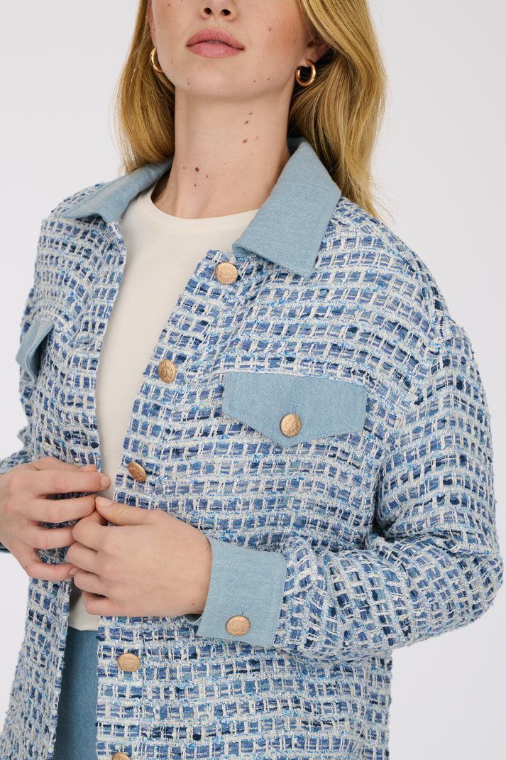 Weill Surchemise En Tweed Et Jean