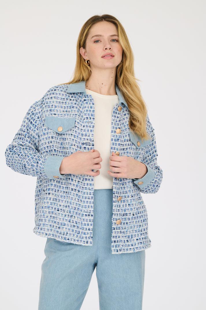 weill Surchemise en tweed et jean