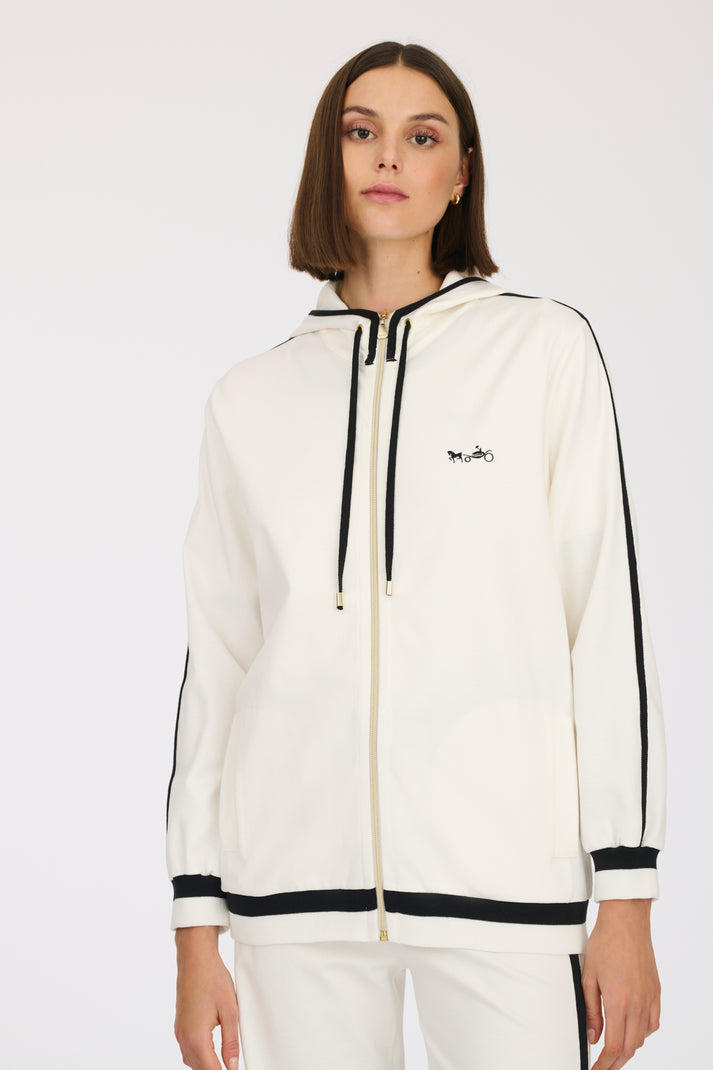 Weill Sweat-shirt Bi-colore à Capuche