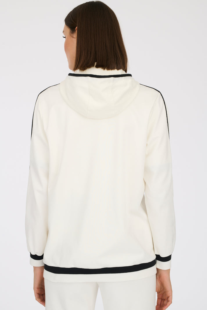 Weill Sweat-shirt Bi-colore à Capuche