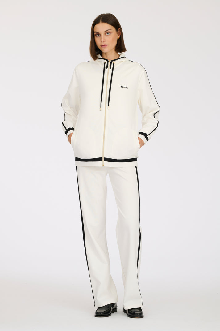 weill Sweat-shirt bi-colore à capuche