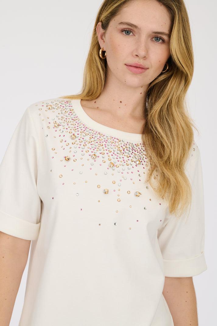 weill T-shirt à strass