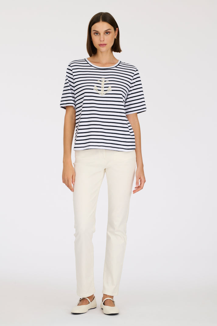 Weill T-shirt Marinière Ancre