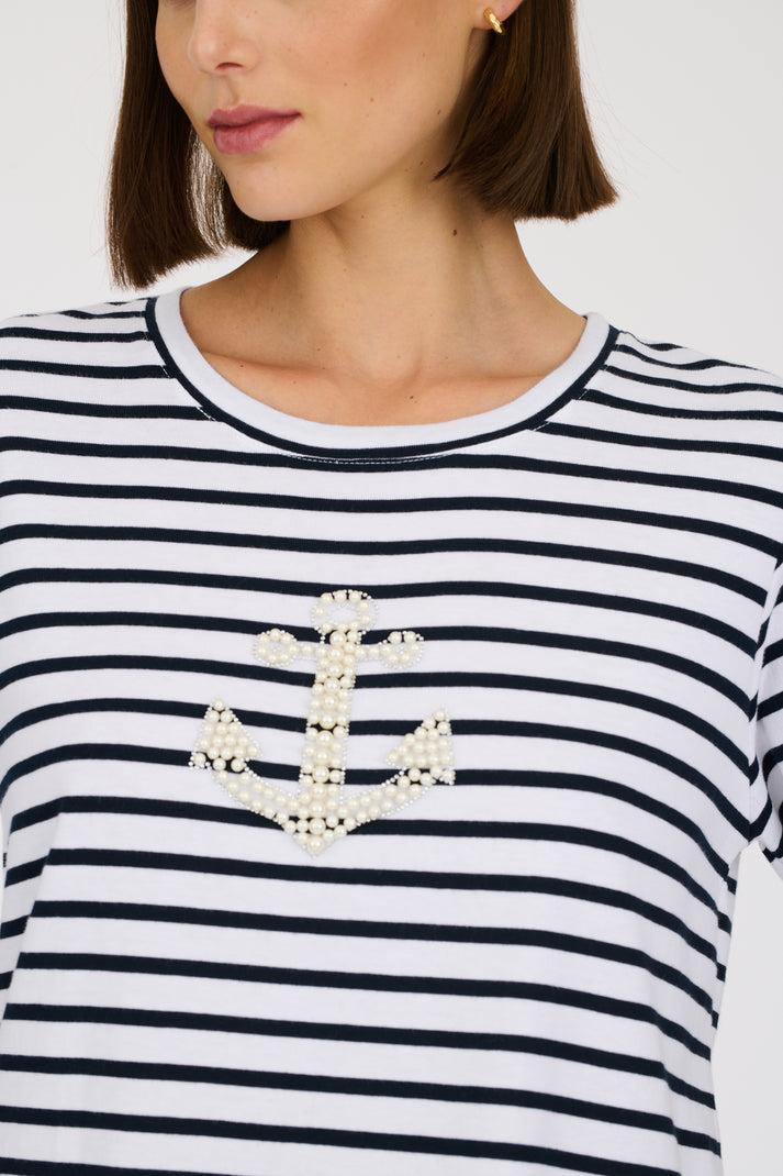 Weill T-shirt Marinière Ancre