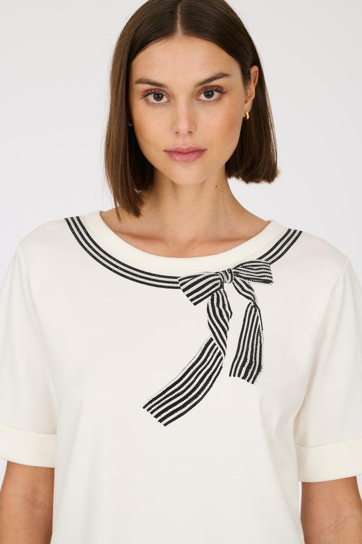 Weill T-shirt Noeud à Strass