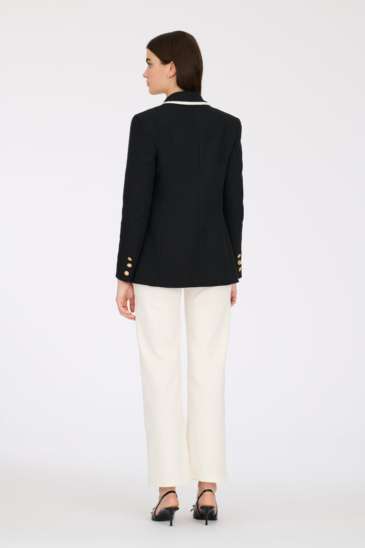 Weill Veste Blazer En Tissu Bouclé