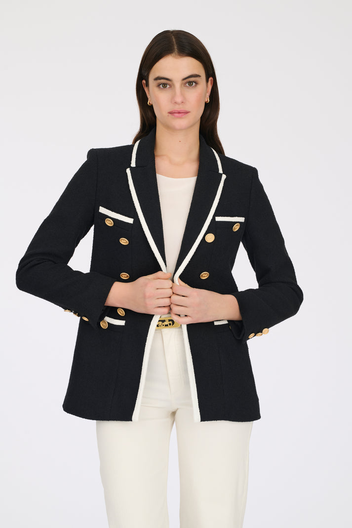 weill Veste blazer en tissu bouclé