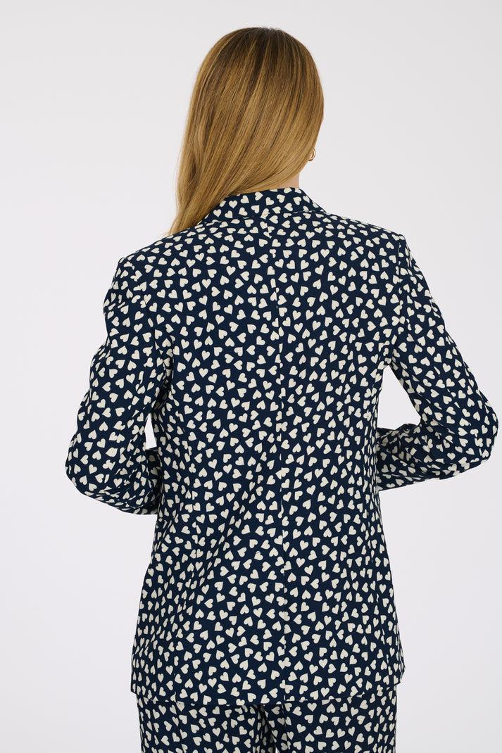 Weill Veste Blazer Imprimé Coeurs