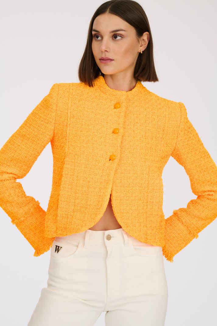 Weill Veste Col Officier En Tweed